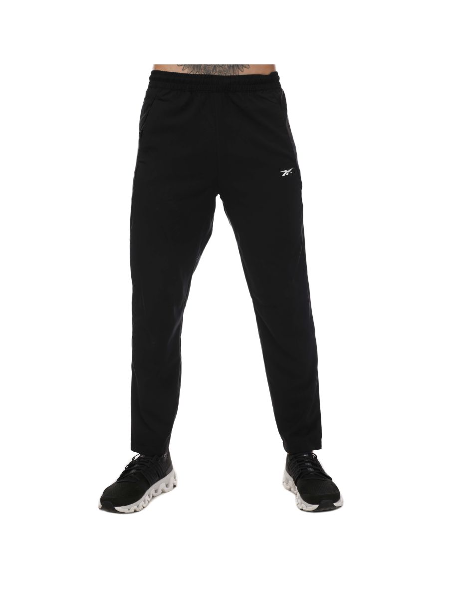 Shop Men s Reebok Workout Ready Track Pants in Black Online in Bahrain VogaCloset