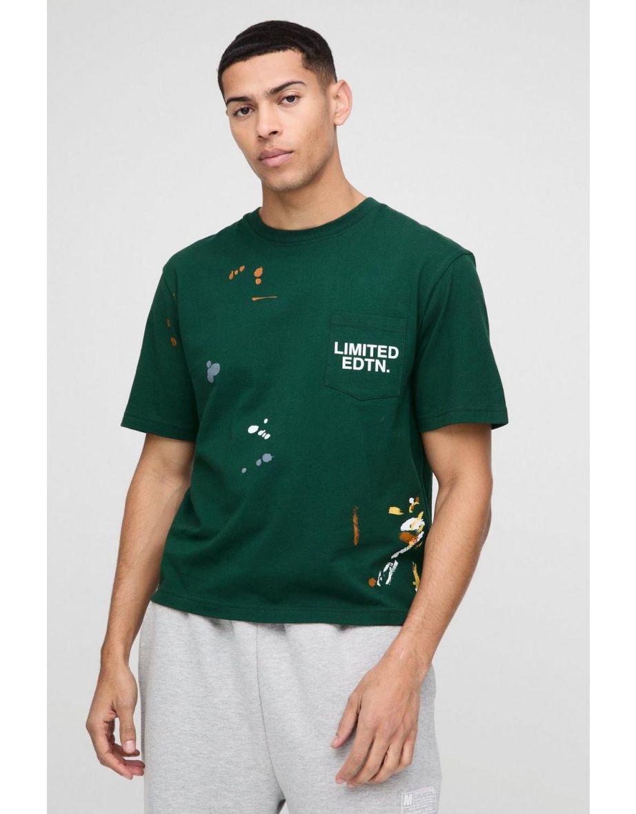 Boxy Paint Splatter Limited Edition T-Shirt