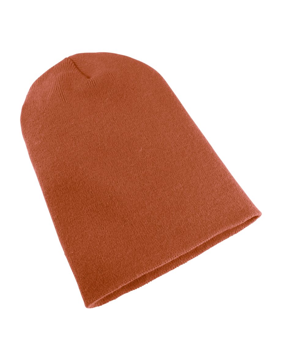 Yupoong Flexfit Unisex Heavyweight Long Beanie Winter Hat - Toffee - 1