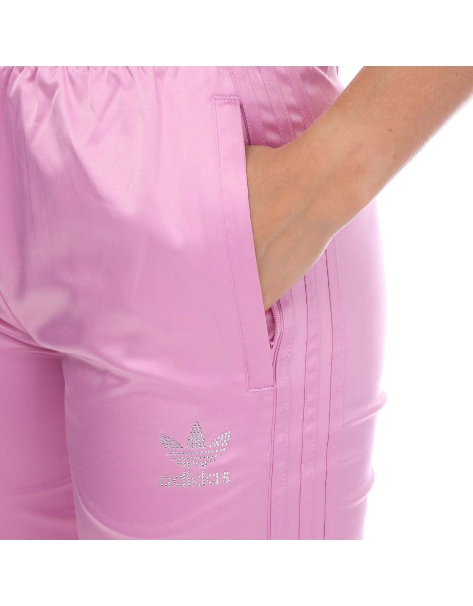 Women's adidas Originals 2000 Luxe Wide-Leg Joggers in Pink - 2