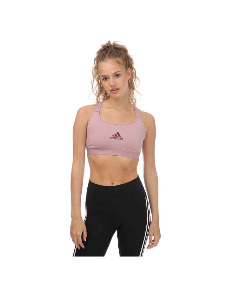 Women's adidas Performance Powerreact Sports Bra in Pink