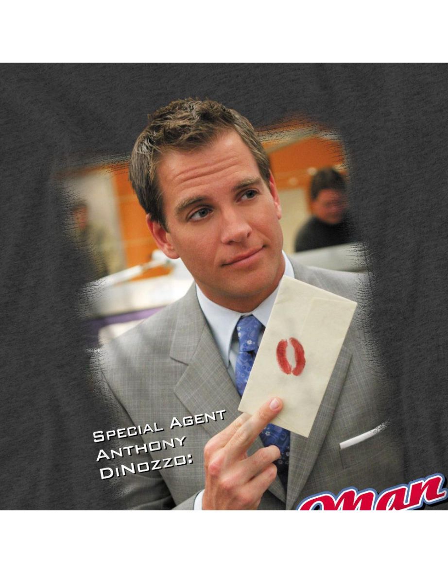 NCIS Unisex Adult Ladies Man T-Shirt - Charcoal - 3