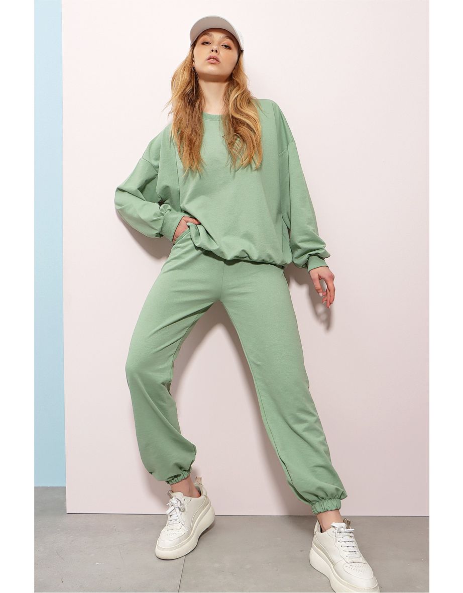 Sweatsuit - Green - Regular fit