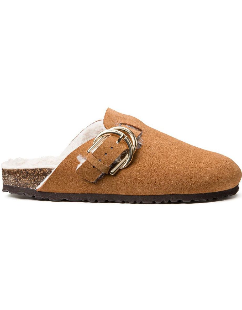 Suede Clog Mules