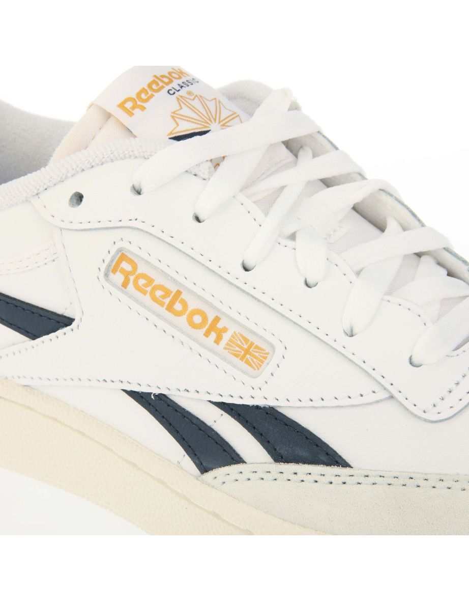 Men's Reebok Classics Club C Revenge Trainers in White - 4