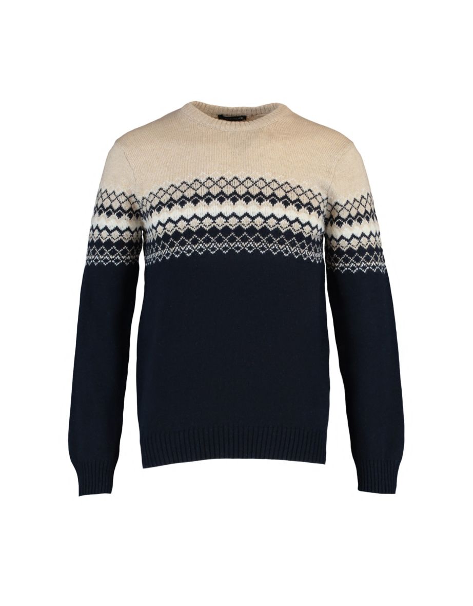 Sweater - Navy blue - Slim fit - 7