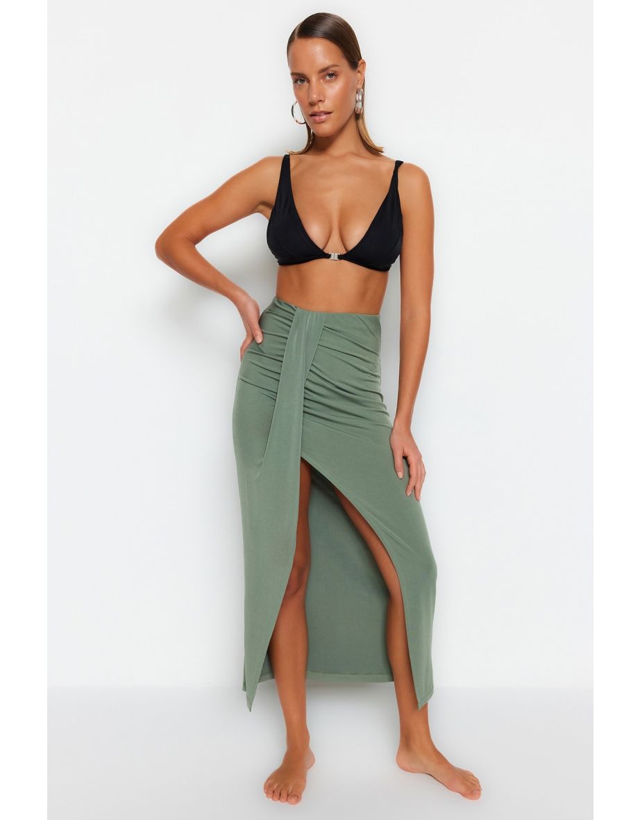 Skirt - Khaki - Maxi