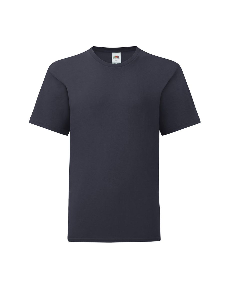 Fruit of the Loom Childrens/Kids Iconic 150 T-Shirt - Deep Navy