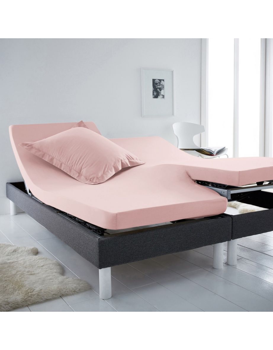 SCENARIO Stretch Cotton Jersey Fitted Sheet