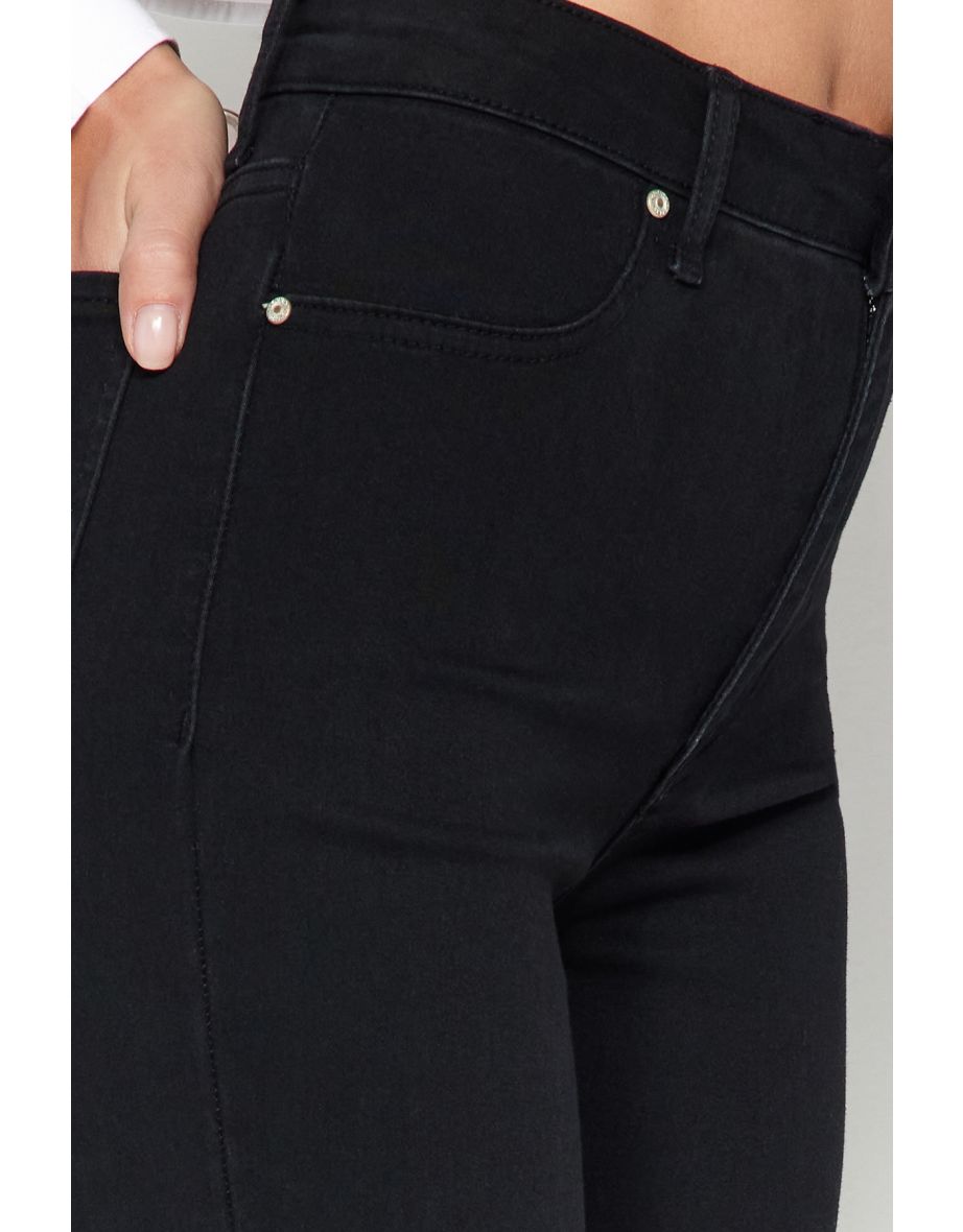 Black High Waist Jegging Jeans - 6