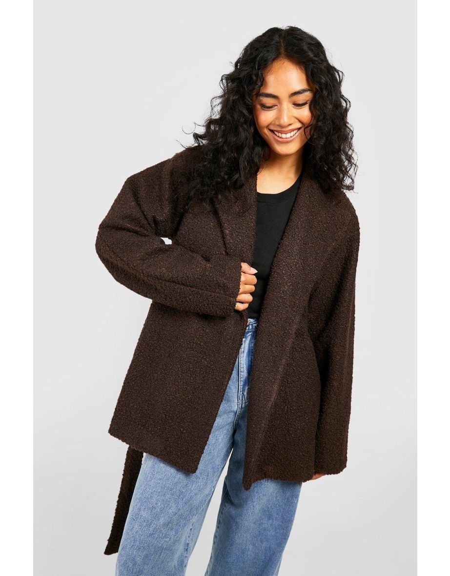 Chocolate wool clearance coat