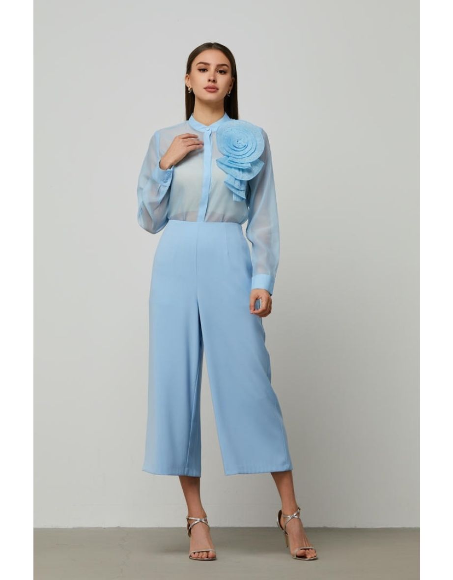 high waist culotte pants