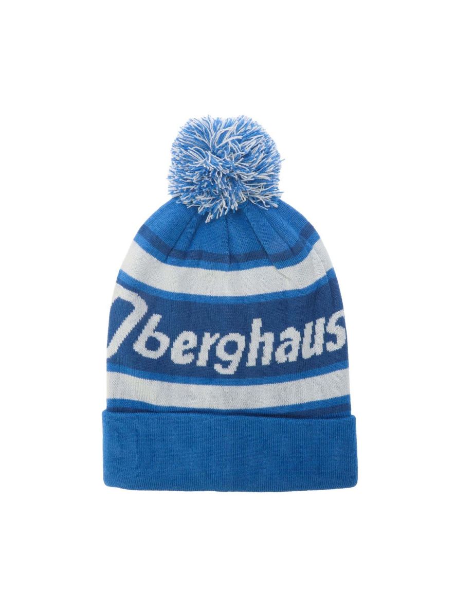 Accessories Berghaus Logo Beanie Bobble hat in Blue