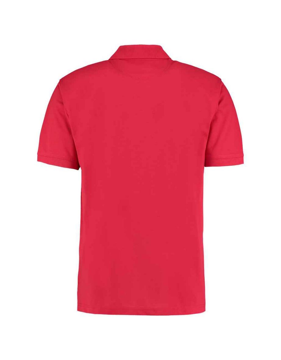 Kustom Kit Mens Klassic Piqué Polo Shirt - Cardinal Red - 1