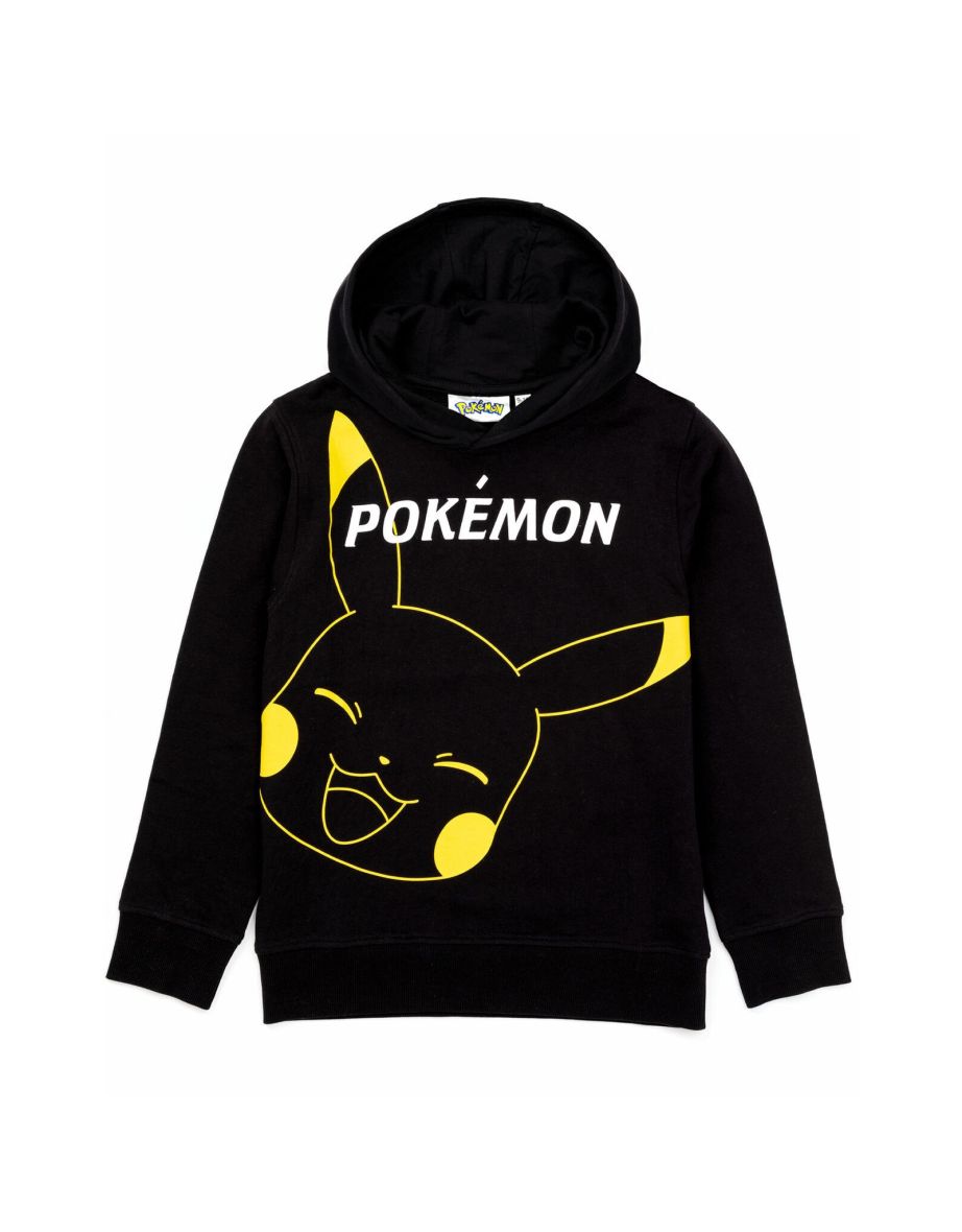 Pokemon Childrens/Kids Pikachu Hoodie - Black
