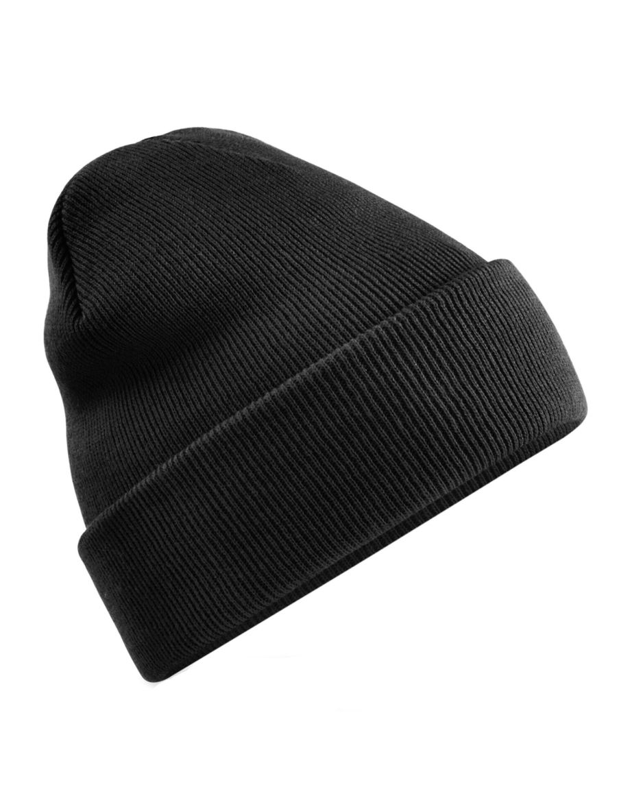 Beechfield Original Recycled Cuffed Beanie - Black