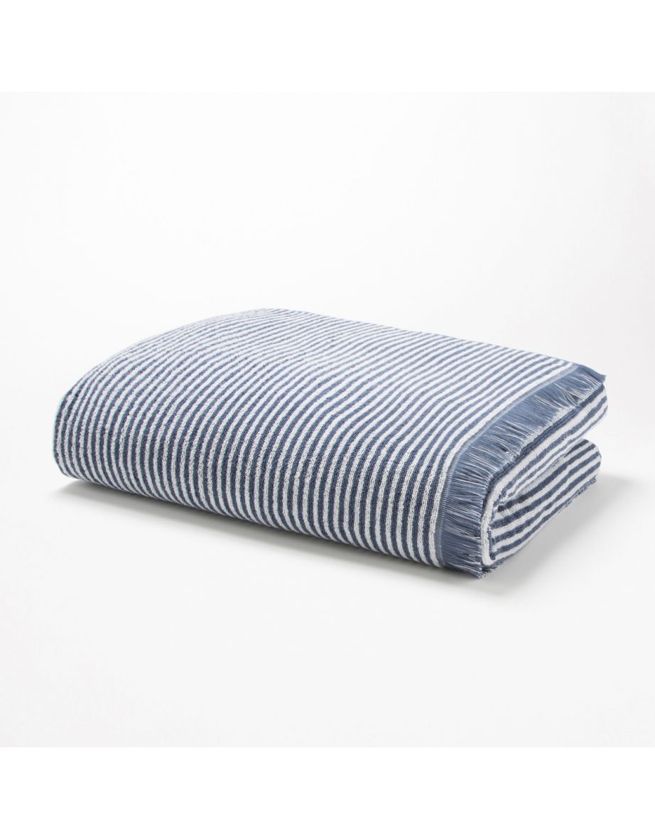 Striped Printed Cotton Hand Towel, 500 g/m²