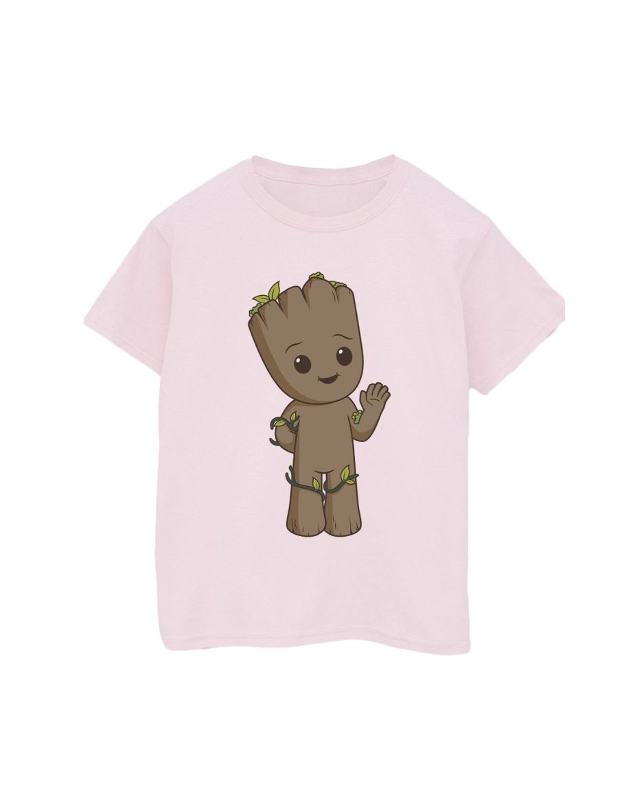 Marvel Mens I Am Groot Cute Groot T-Shirt - Baby Pink - 1