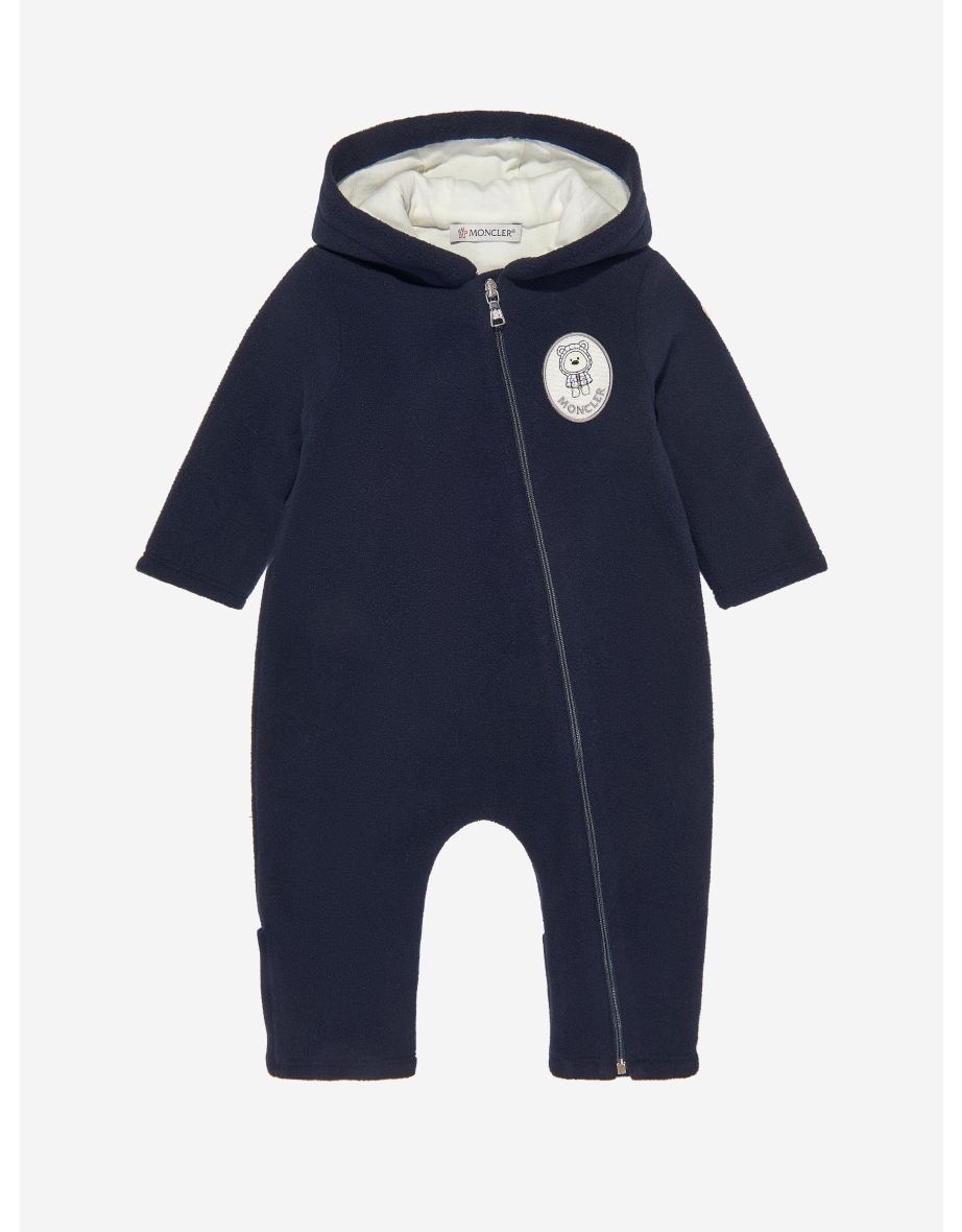Baby Logo Pramsuit in Navy