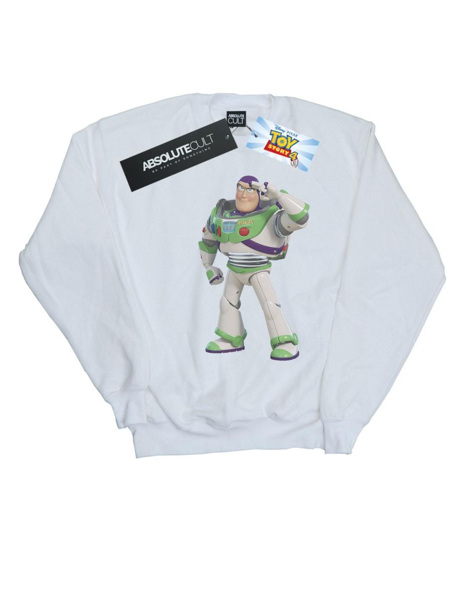 Disney Mens Toy Story Buzz Lightyear Standing Cotton Sweatshirt