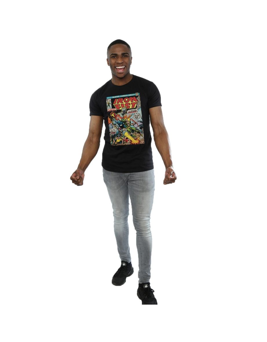 Marvel Mens Iron Fist Ravager T-Shirt - Black