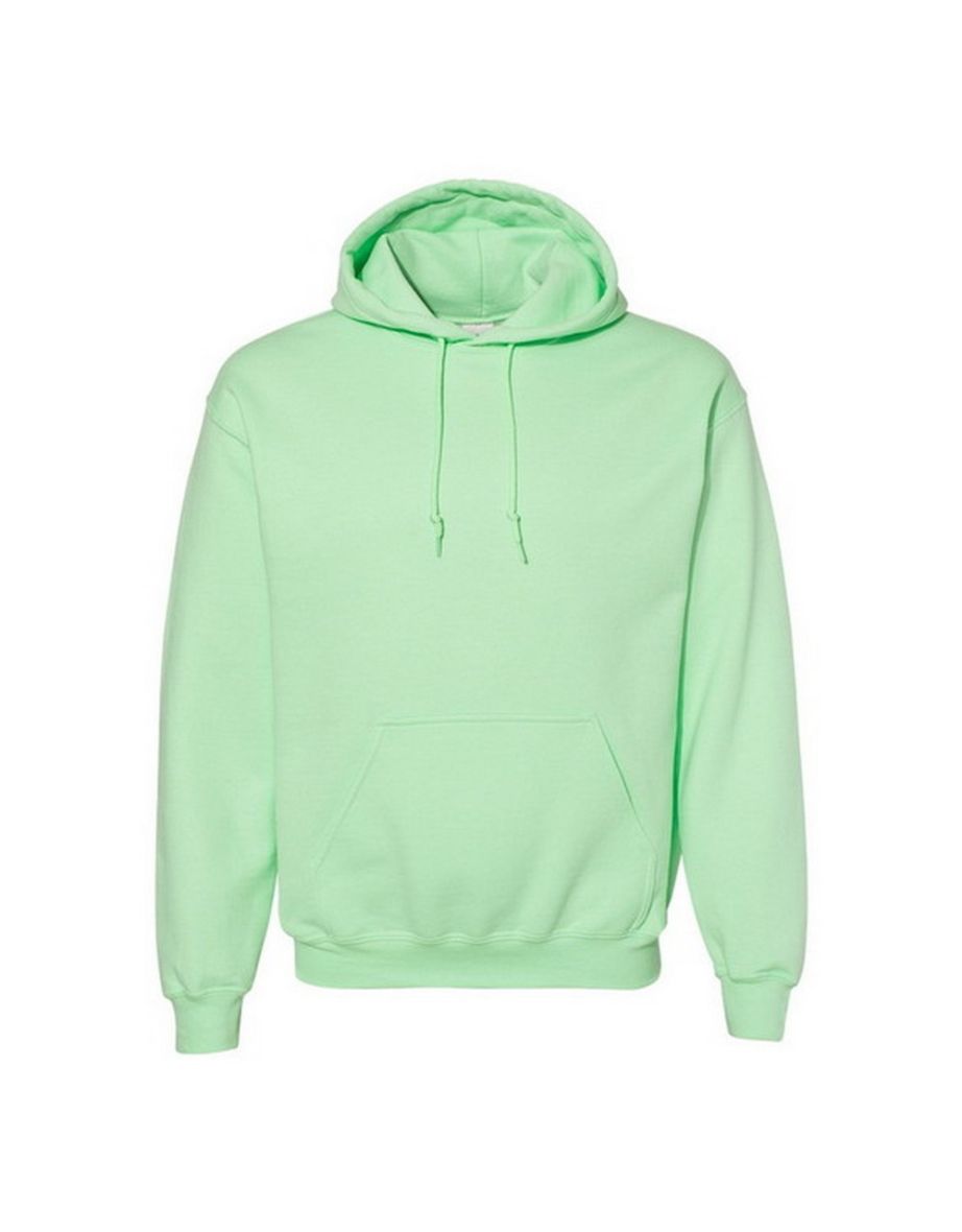 Shop Gildan Heavy Blend Adult Unisex Hooded Sweatshirt Hoodie Mint Green Online in Bahrain VogaCloset