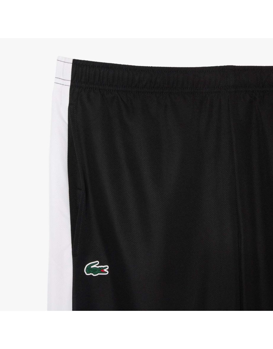 Men's Lacoste Colourblock Tennis Tracksuit in Black - 4
