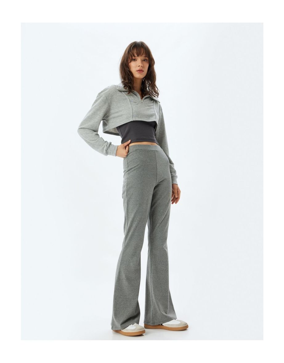 Spanish Leg Tracksuit Trousers Slim Fit Standard Waist
