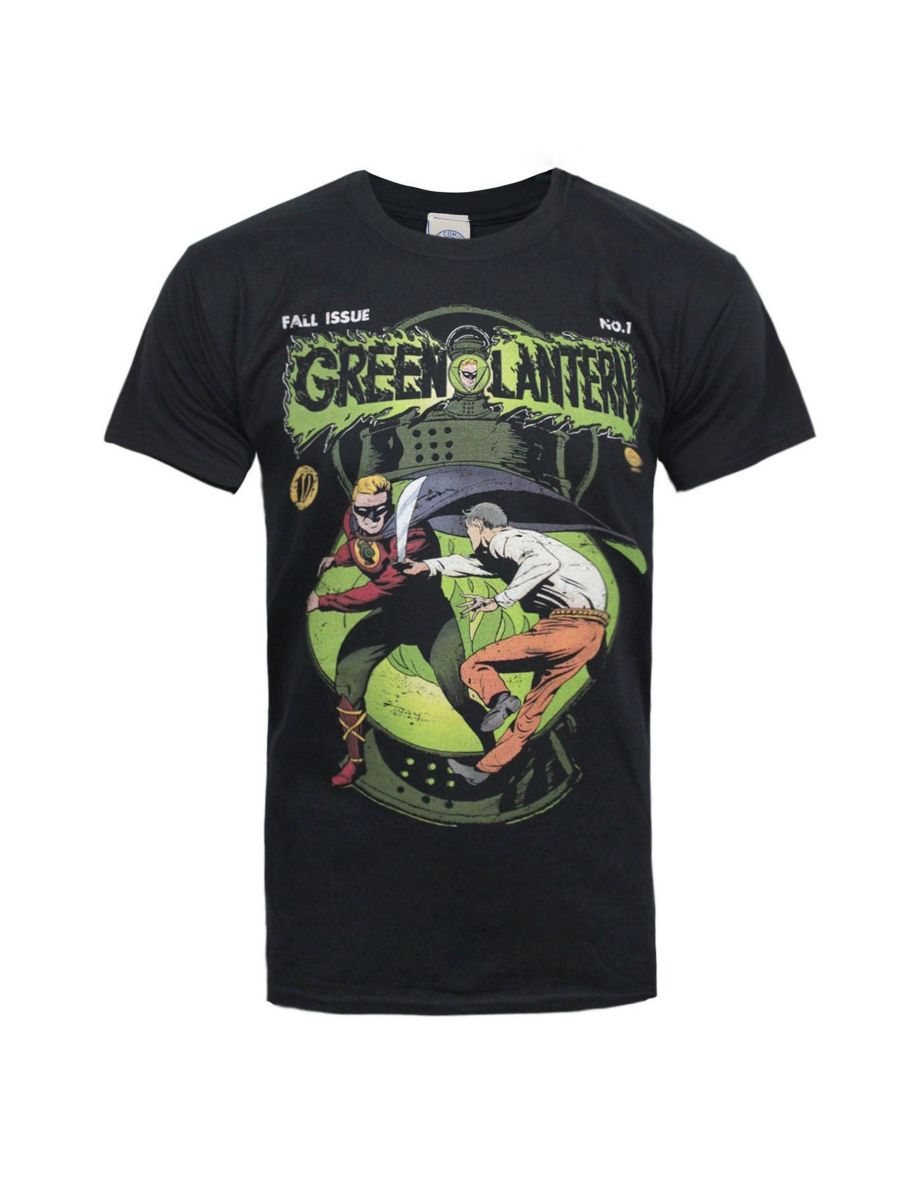 Green Lantern Official Mens Comic T-Shirt - Grey