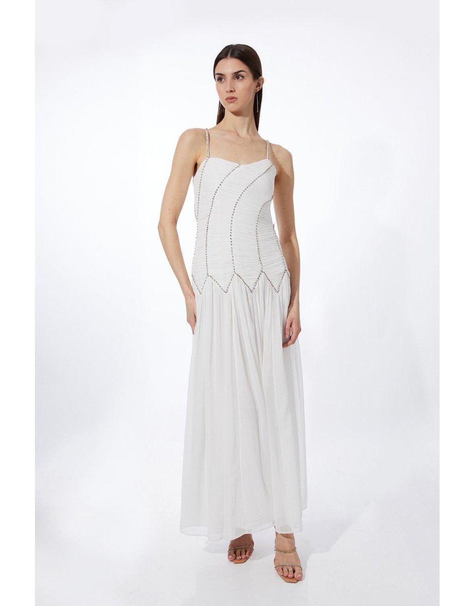 Embellished petite maxi dress hotsell