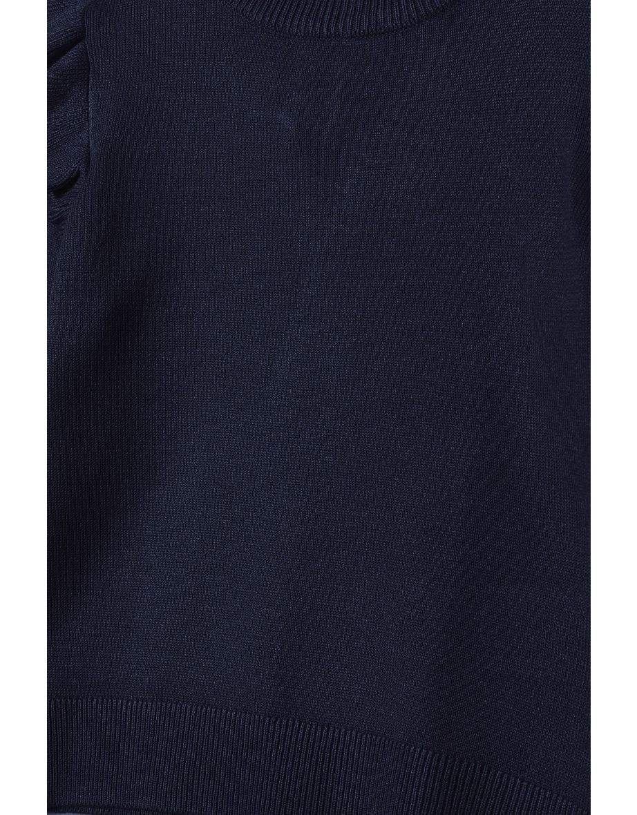 Girls Frill Sleeve Jumper - 2