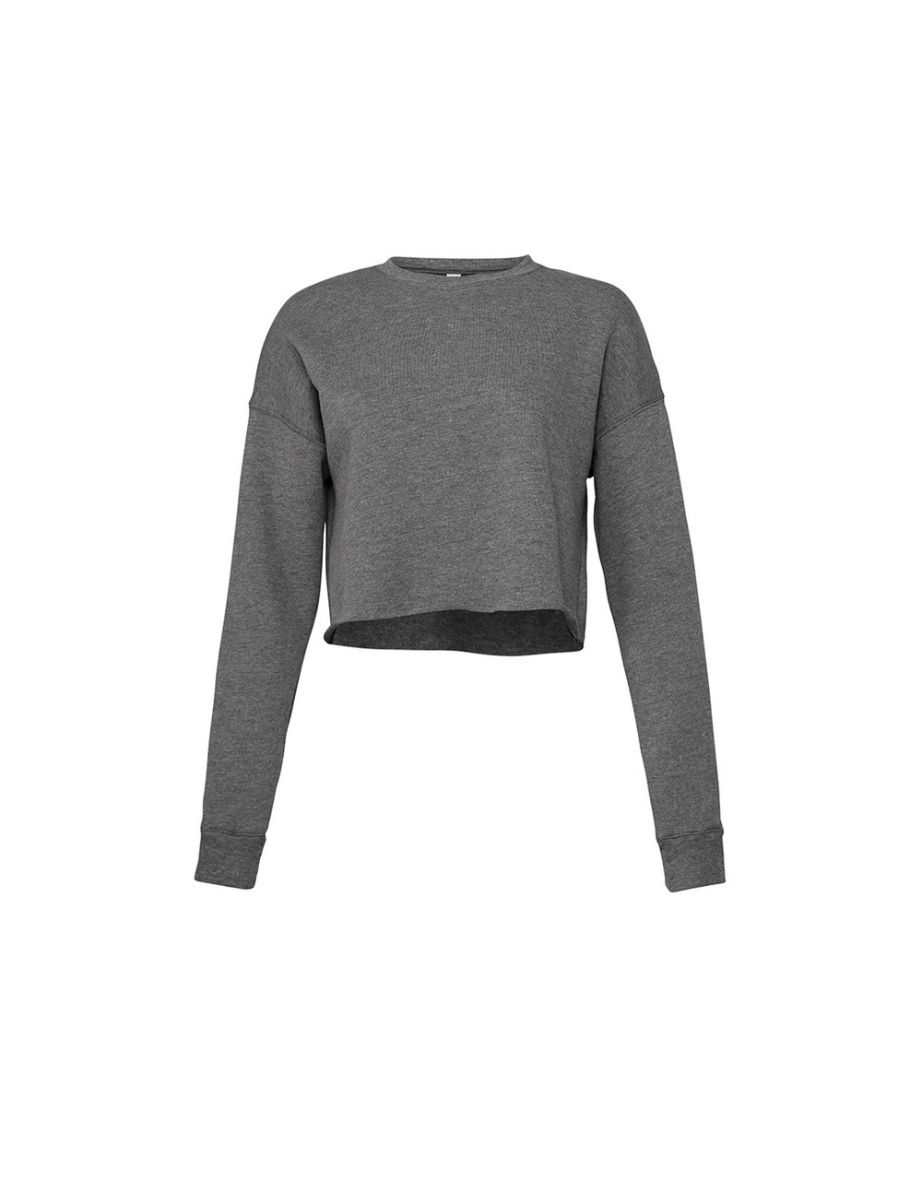 Bella canvas crop clearance sweatshirt