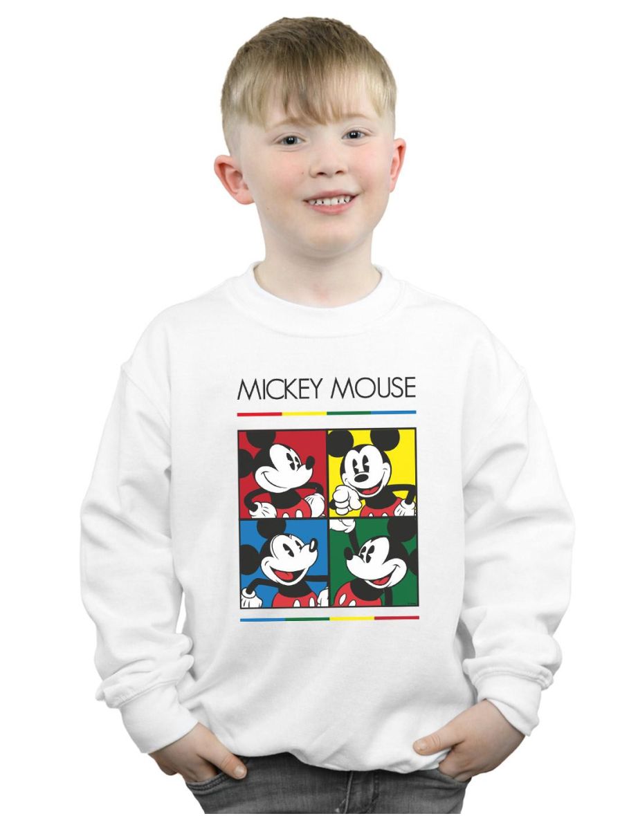 Boys mickey sweatshirt hotsell