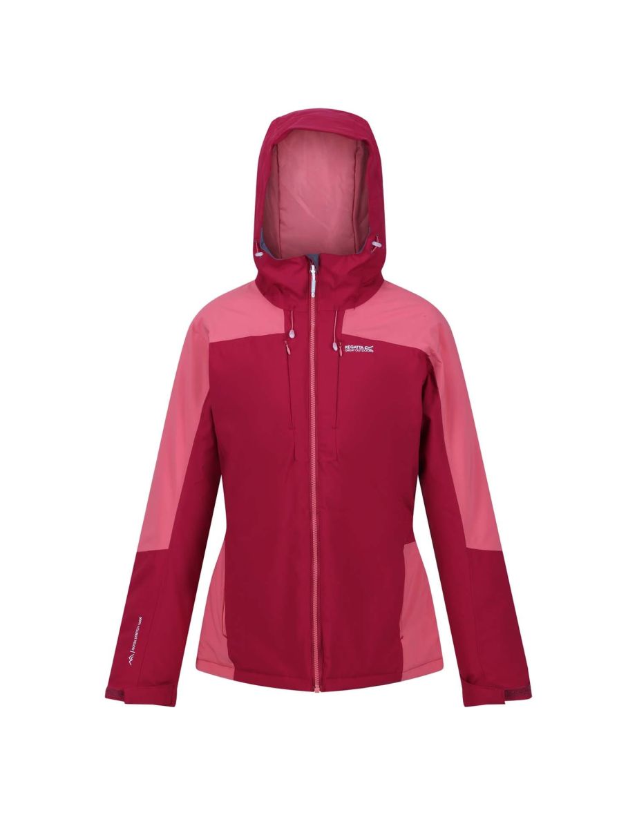 Women's Regatta Highton Stretch III Waterproof Hiking Jacket in Red