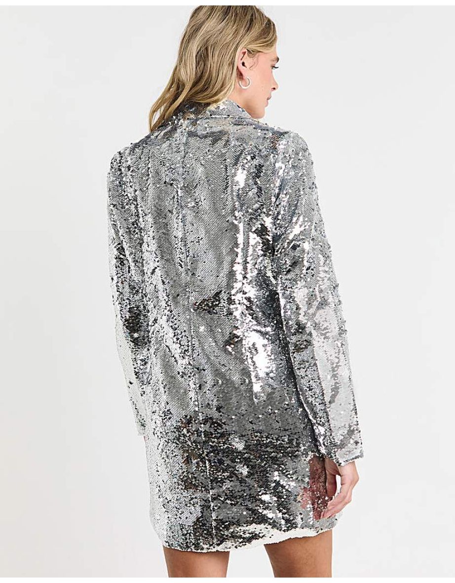Sequin Blazer Dress - 2