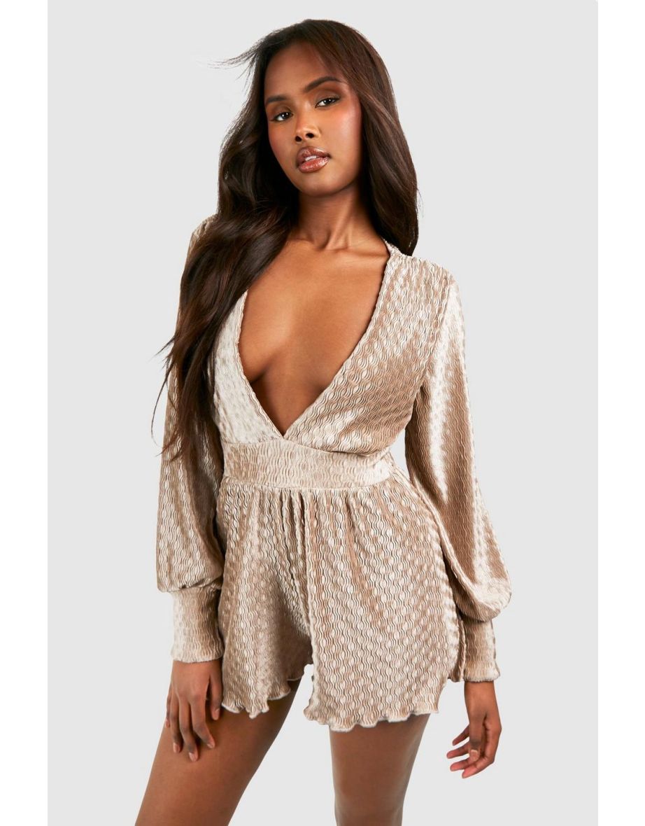 Champagne playsuit on sale