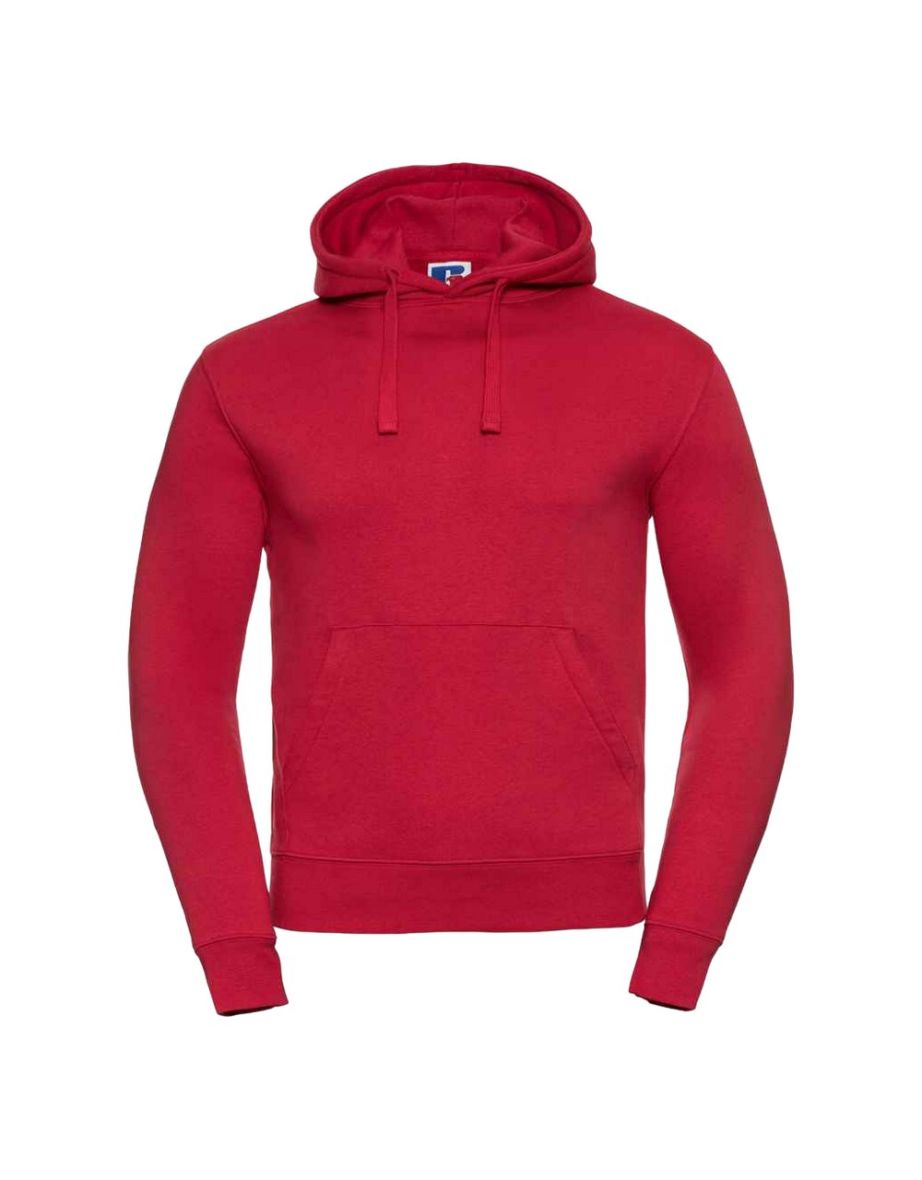 Russell Mens Authentic Hoodie - Classic Red