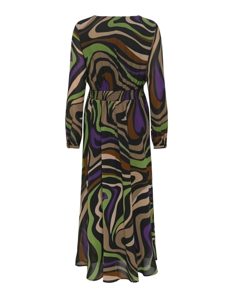 Long multicolored dress - 4