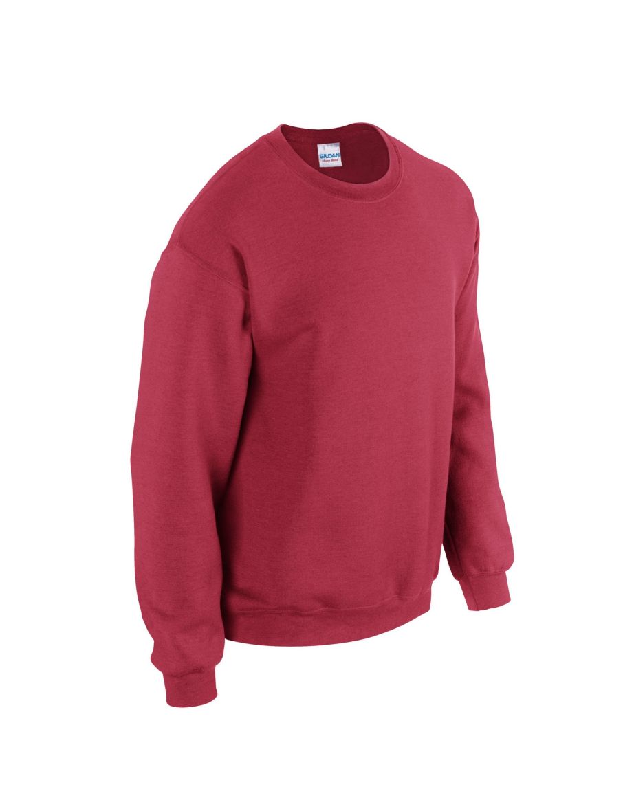 Gildan Mens Heavy Blend Sweatshirt - Antique Cherry Red - 2