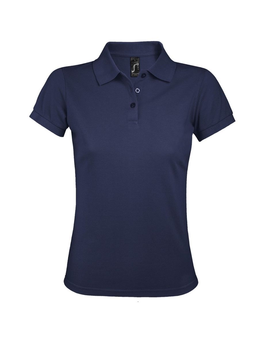 SOLs Womens/Ladies Prime Pique Polo Shirt - French Navy