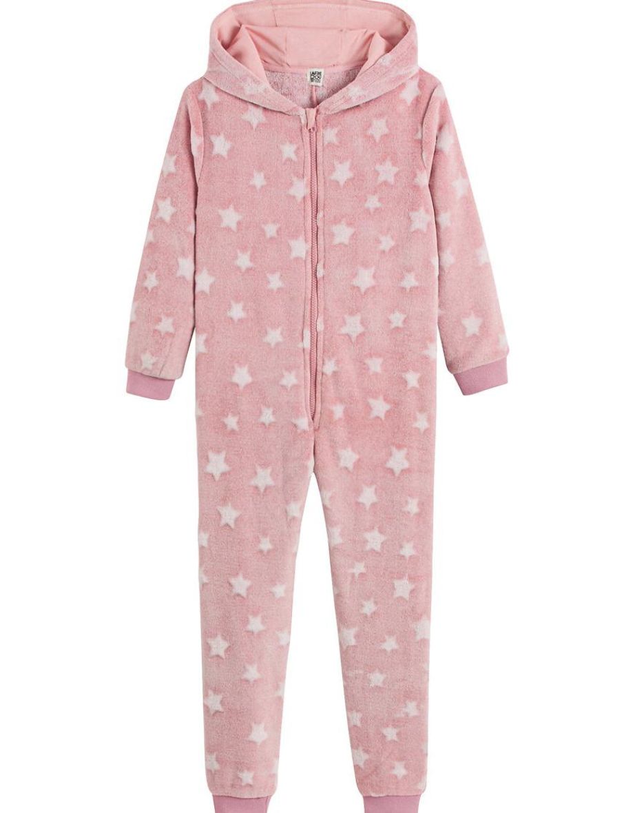 Star Print Hooded Onesie
