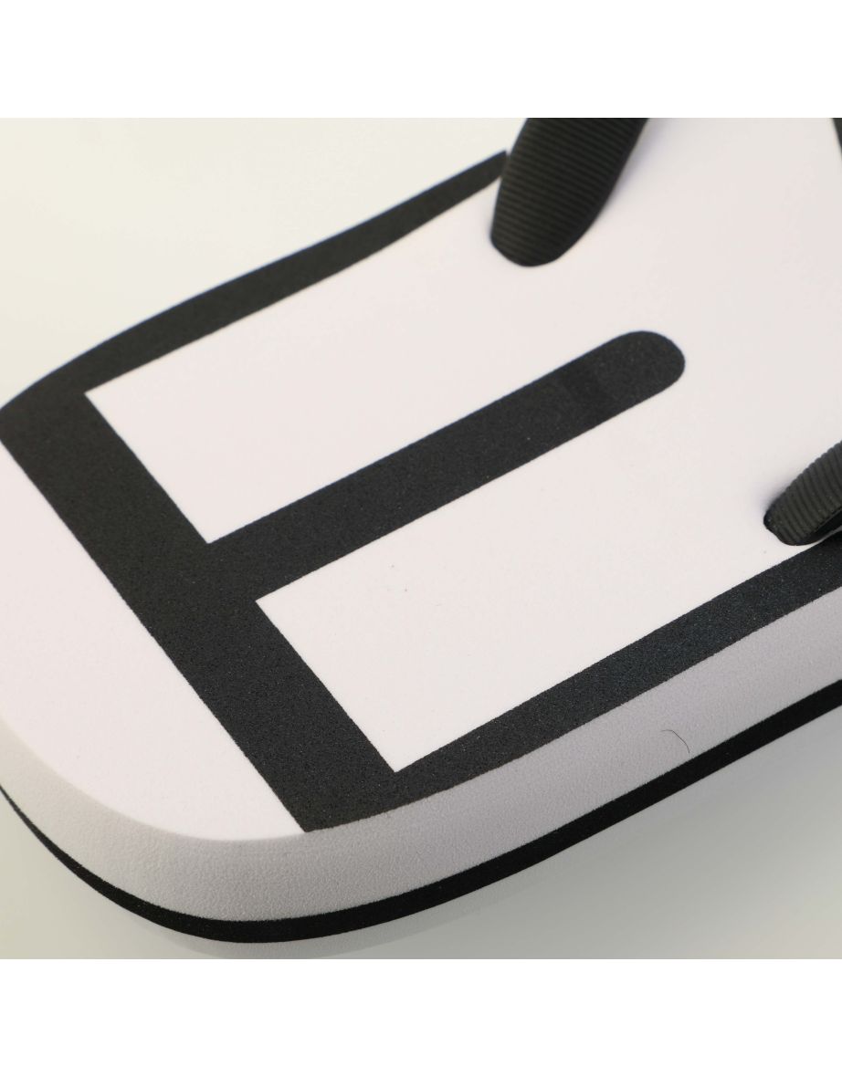 Men's Emporio Armani EA7 Flip Flops in White - 5