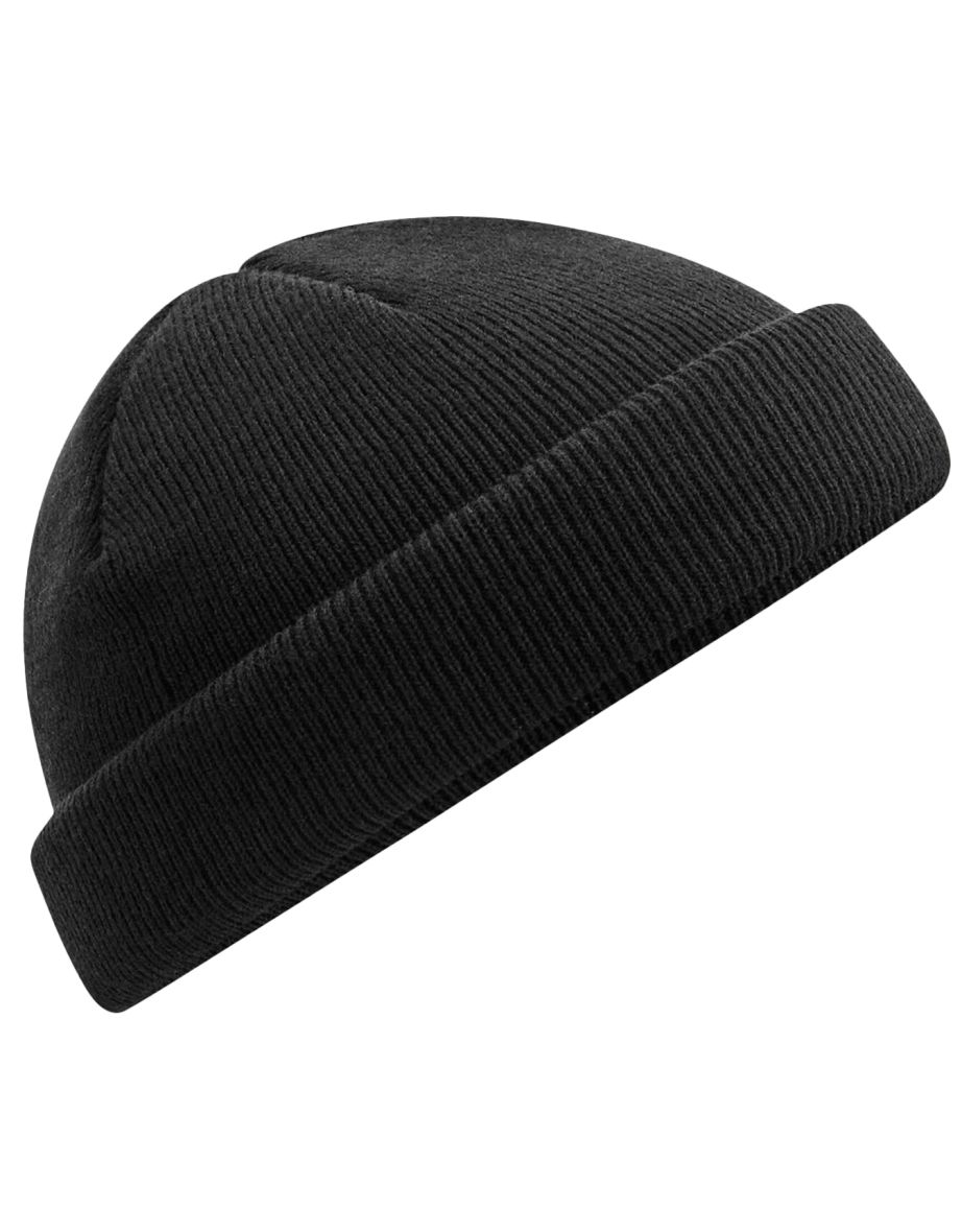 Beechfield Fisherman Mini Recycled Beanie - Black