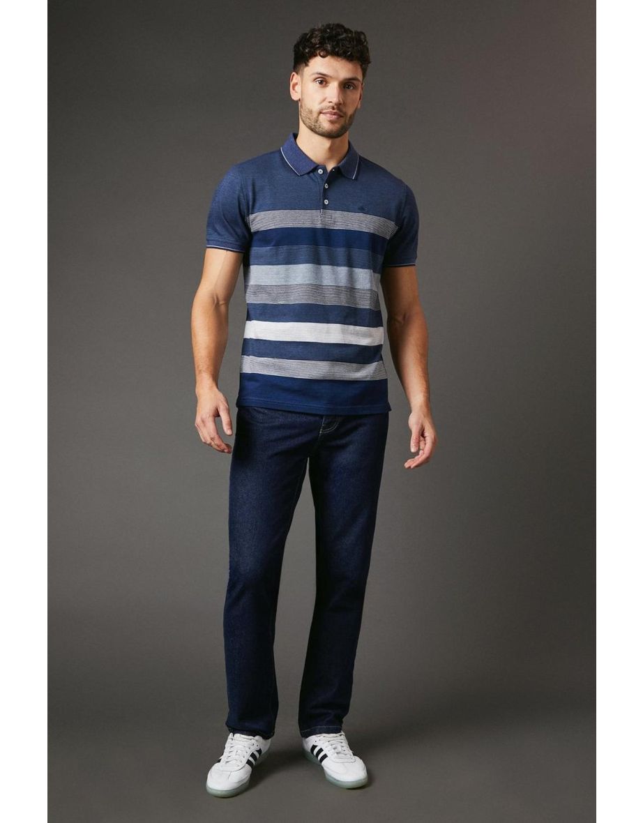 Oakland Stripe Polo Shirt