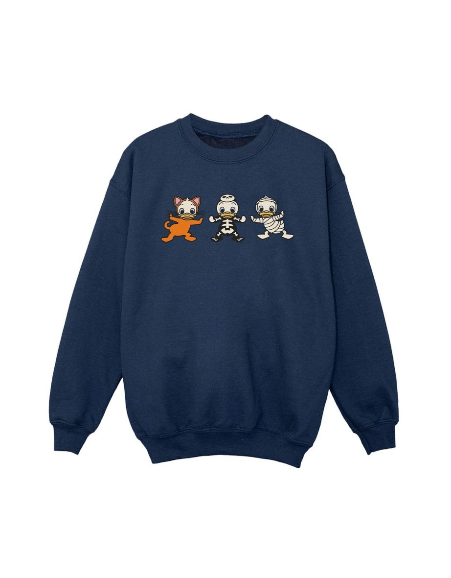 Disney Boys Duck Tales Halloween Costumes Sweatshirt - Navy Blue - 1