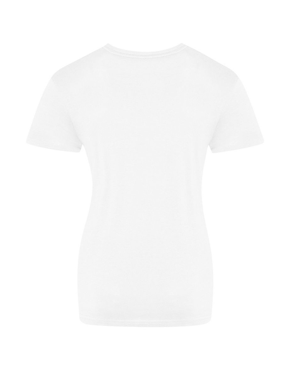 AWDis Just Ts Womens/Ladies The 100 Girlie T-Shirt - White - 1