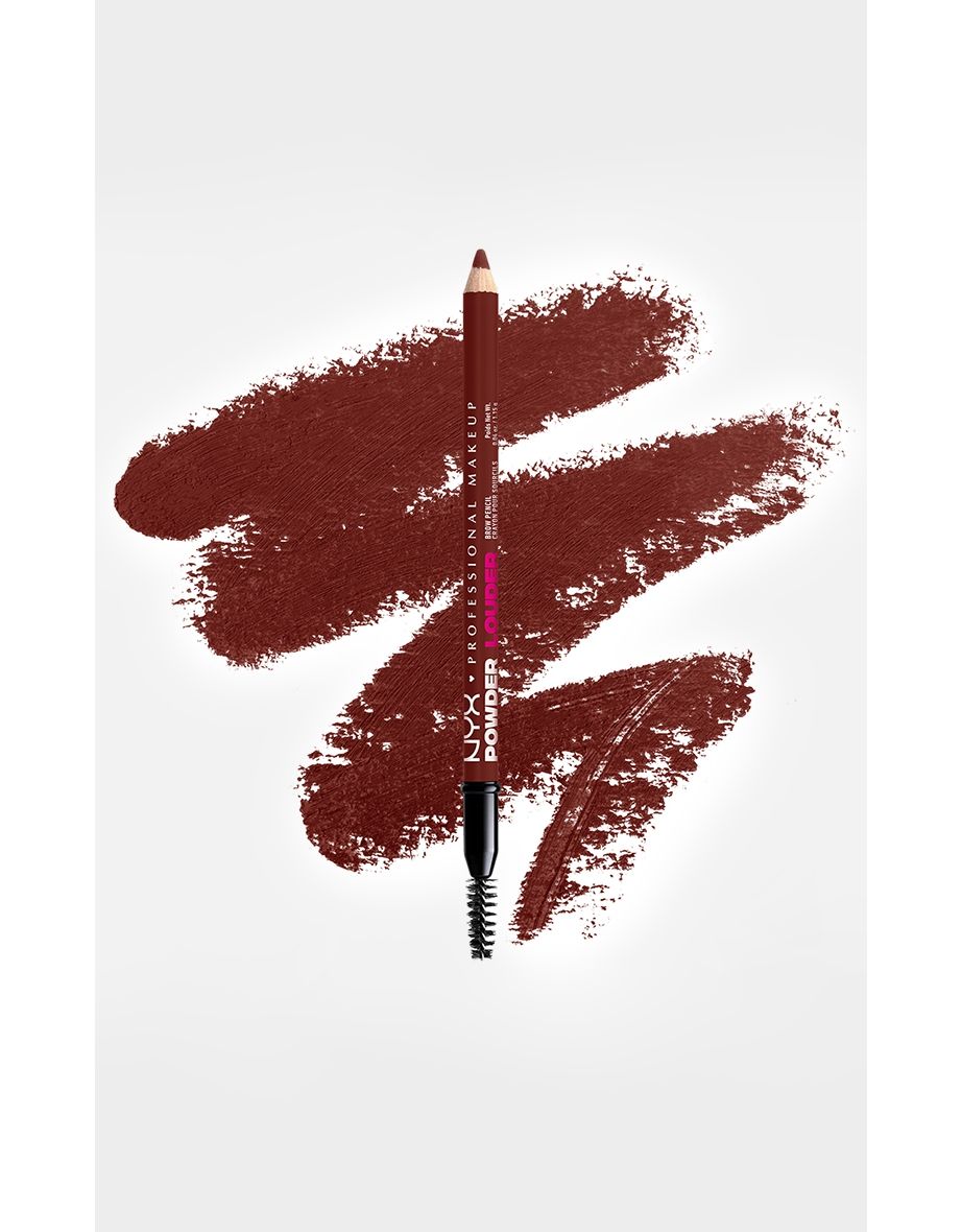 Nyx Professional Makeup Powder Louder Brow Pencil - Black Cherry