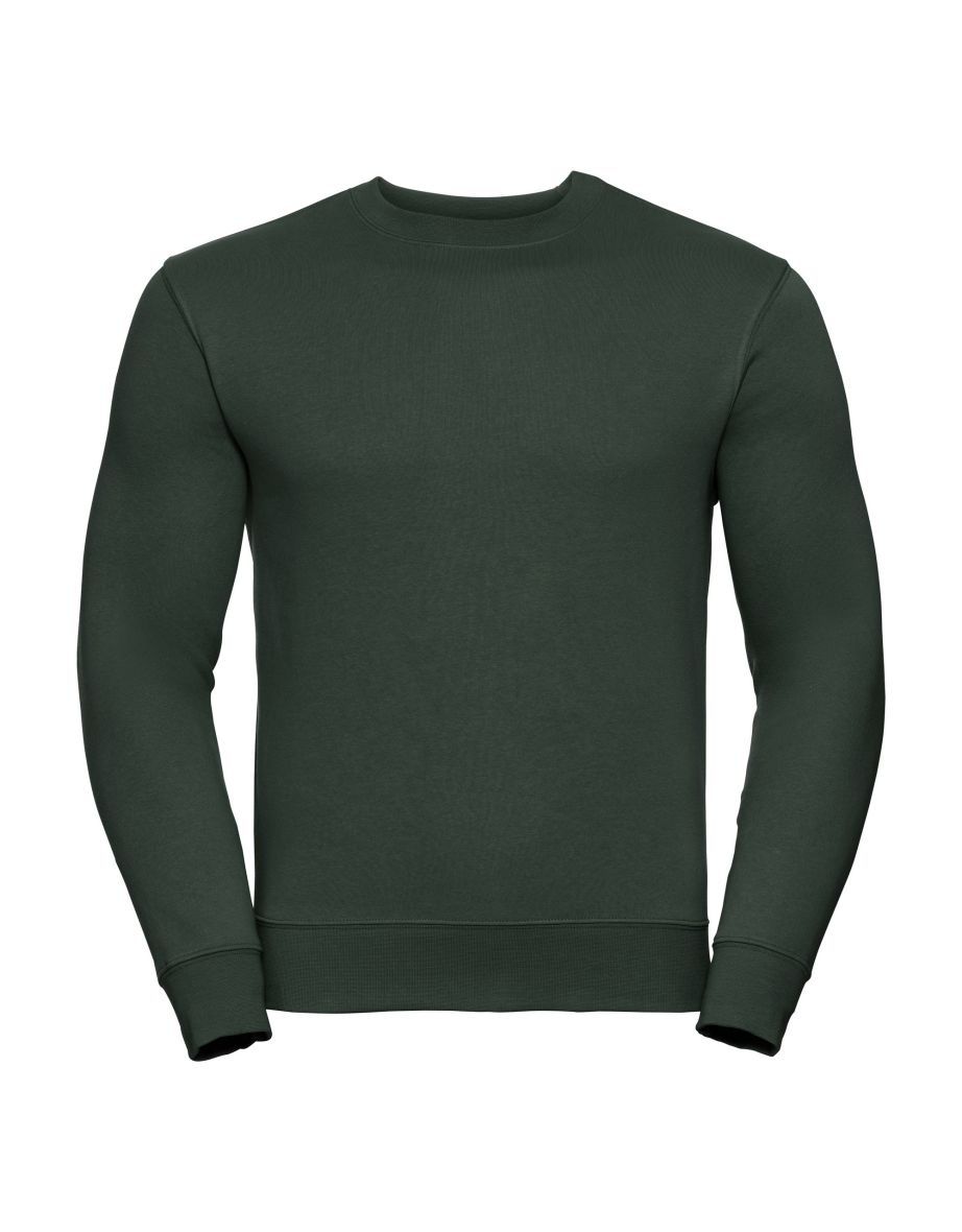 Russell Mens Authentic Sweatshirt (Slimmer Cut) - Bottle Green