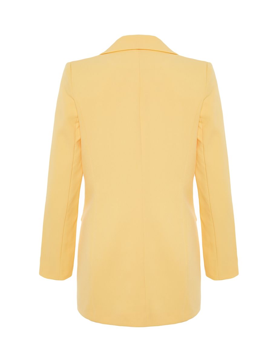 Light Orange Blazer Jacket - 8