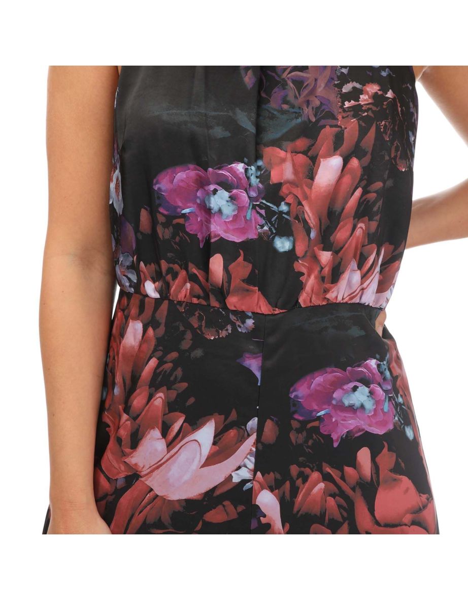 Women's Ted Baker Marleeh Halterneck Jumpsuit in Black - 3